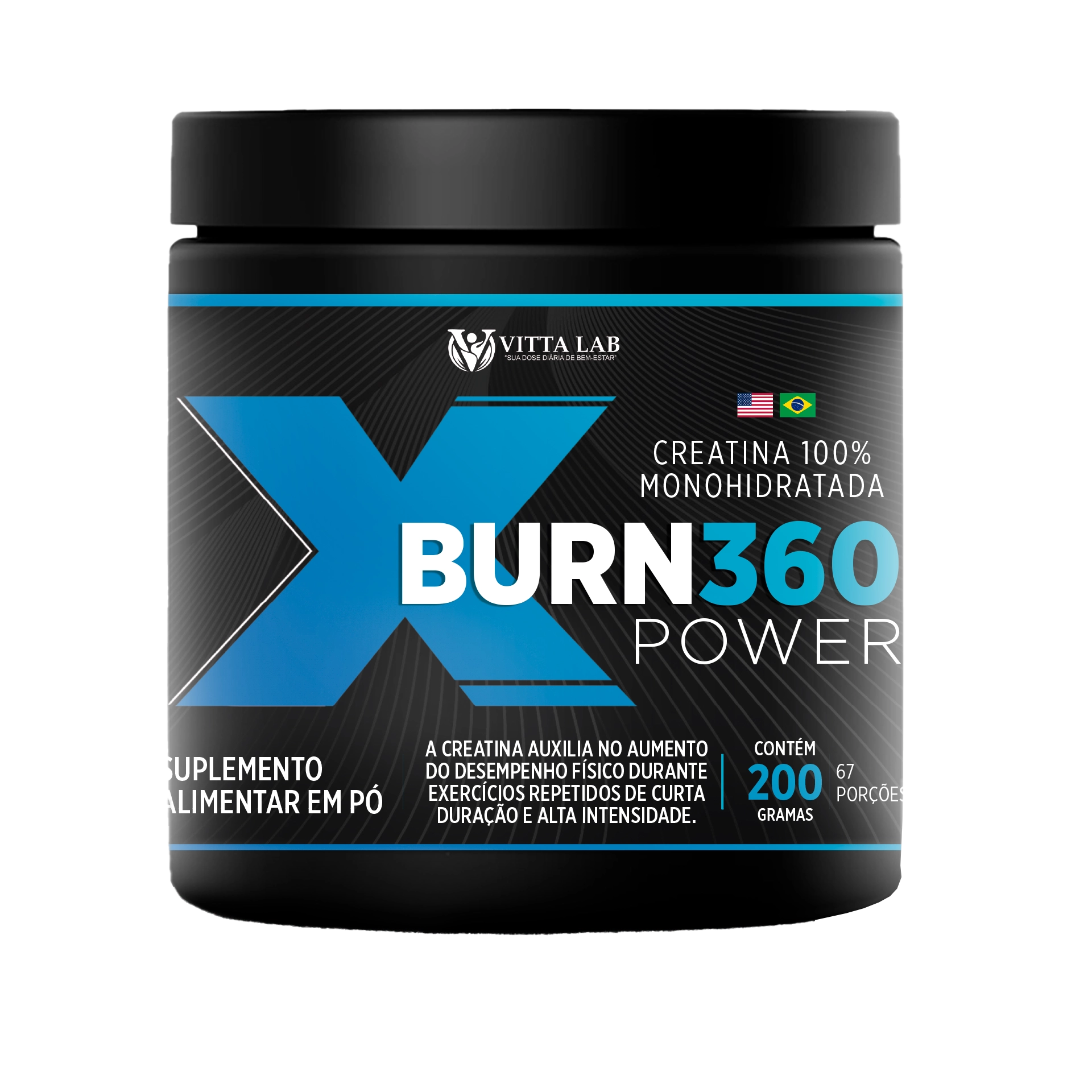 XBurn 360 Power - Creatina Monohidratada (200g)